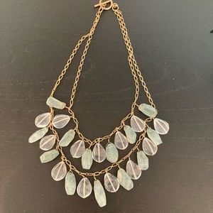 Neiman Marcus Gemstone Layered Necklace